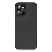 Realme C35 Uyumlu Kılıf Loop Deri Silikon - Siyah thumbnail 1