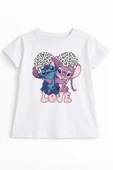 Stitch Kız Çocuk Tişört thumbnail 2