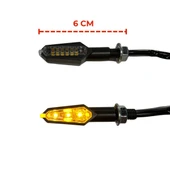 LED SİNYAL S MODEL ÖN VE ARKA YANAN SARI TK thumbnail 2