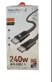 Megatech MT-240T Hasır Type-C To Type-c Data Kablosu thumbnail 1