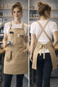 Barista önlüğü Ayarlamalı askılar thumbnail 1
