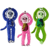 Süslü Maymunlar Peluş Oyuncak 45 cm 1 adet thumbnail 1