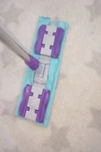 Teleskobik Cam Yer Tavan Silme - İstediğin Bezi Tak Kullan - 4 Mandallı -Yedek Bezli Mop Seti thumbnail 3