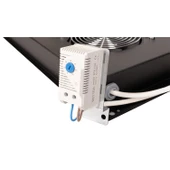 Lande 4’lü Fan Modülü | Bilyalı Fan, Termostat Kontrollü | Rack Kabinet Uyumlu | Siyah (RAL 9005) thumbnail 5