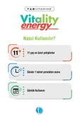 Tabvitamins Vitality Energy 30 Tablet 3 Adet thumbnail 3