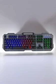 Klavyesi Q Klavye Rgb Işıklı Mouse Hediyeli thumbnail 1