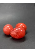gemsartdeco ÇİLEK KUVARS YUMURTA DOĞALTAŞ thumbnail 1