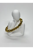 gemsartdeco HEMATİT DOĞALTAŞ BİLEKLİK GOLD thumbnail 1