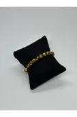 gemsartdeco HEMATİT DOĞALTAŞ BİLEKLİK GOLD thumbnail 3