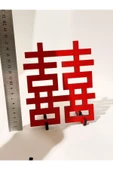 gemsartdeco Fengshui Mutluluk Sembolü Kırmızı thumbnail 3
