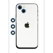 Newface Apple iPhone 14 Shine Kamera Lens - Mavi thumbnail 2