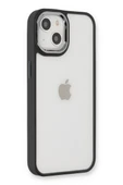 Newface Apple iPhone 14 Plus Kılıf Dora Kapak - Siyah thumbnail 1