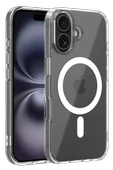 Newface Apple iPhone 17 Combo Sert Şeffaf Magsafe Kapak - Şeffaf thumbnail 1