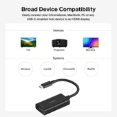BELKIN CONNECT USB-C HDMI 2.1 ADAPTÖR AVC013BTBK thumbnail 3