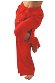 Red Muslin Slit Trouser thumbnail 3