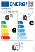 215/45R16 90V XL ECSTA HS52 thumbnail 2