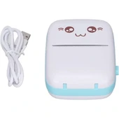 Sevimli Mini Taşınabilir Yazıcı Printer thumbnail 4