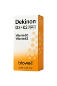 Biowell Dekinon D3K2 Sprey 20 ml x 2 Adet thumbnail 3