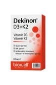 Biowell Dekinon D3K2 Damla 20 ml x 3 Adet thumbnail 3