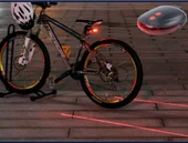 Lazer Güvenlik Şeritli Bisiklet Stop Lambası thumbnail 1