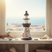 Ahşap Marin Deniz Feneri Model 5 thumbnail 2
