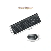 Multimedya Q Klavye Ve Mouse Seti thumbnail 3