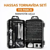 115 Parça Manyetik Uçlu Hassas Tornavida Seti thumbnail 1