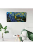 Sarı Lacivert Gece Canvas Tablo (60x120) thumbnail 3