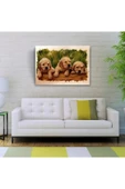Yavru Köpekler Canvas Tablo (50x70) thumbnail 3