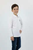 Polo Yaka Basic Erkek Çocuk Sweatshirt thumbnail 2