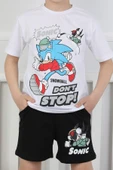 Sonic Baskılı Erkek Çocuk Şortlu Takım thumbnail 4