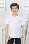 Düz Erkek Çocuk Tişört thumbnail 3