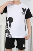 Mickey Baskı Erkek Çocuk Şortlu Takım thumbnail 4