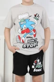 Sonic Baskılı Erkek Çocuk Şortlu Takım thumbnail 2