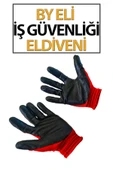 İş Eldiveni By Eli Soft (Kırmızı-Siyah) thumbnail 2