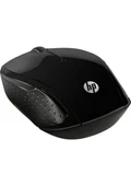 HP 200 Kablosuz Mouse Siyah X6W31AA thumbnail 2