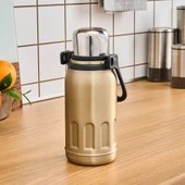 Karaca Adent 800 ml Çelik Termos - Gold thumbnail 1