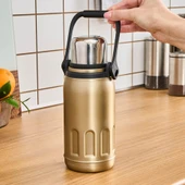 Karaca Adent 800 ml Çelik Termos - Gold thumbnail 4