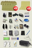 12’li Askerlik Seti Fanila Çorap ve 27 Parça Aksesuar - Temel ve Bedelli Askerlik Malzemeleri thumbnail 1