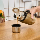 Karaca Adent 800 ml Çelik Termos - Gold thumbnail 3