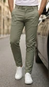 Erkek Slim Fit Dilli Kumaş Pantolon thumbnail 2