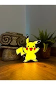 Butik Pikachu Pokemon Dekoratif Led Lamba thumbnail 2