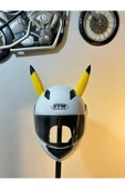Butik 3d Baskı Pikachu Kulak Şekilli Kask Aksesuarı thumbnail 1