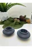 Butik Mumluk Modern Tasarımlı 3d Baskı 2'li thumbnail 3