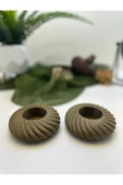 Butik Mumluk Spiral Şekilli 2'li 3d Baskı thumbnail 4