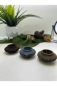 Butik Mumluk Modern Tasarımlı 3'lü Set 3d Baskı thumbnail 3