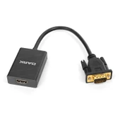 Vga To Hdmi Dönüştürücü Siyah thumbnail 1