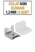 Dolap Askı elemanı 1.2 Mm (15 Adet) thumbnail 2