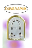 Duvar Tip Aplik PLastik Gövde Mika Kapak 220 Volt thumbnail 4