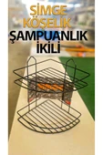 2'li Köşelik Şampuanlık Paslanmaz thumbnail 2